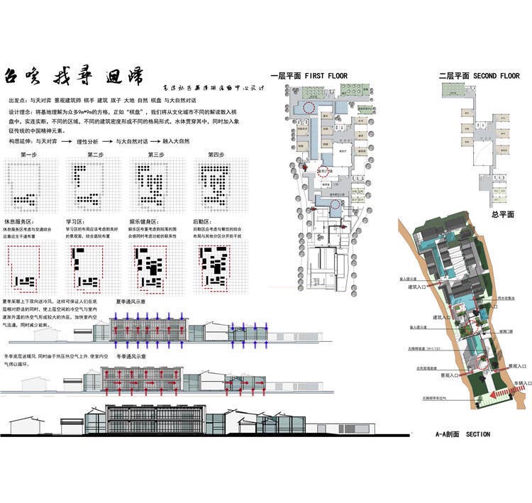 建筑横排版PSD模版_PS分层素材效果图psd平面图_3