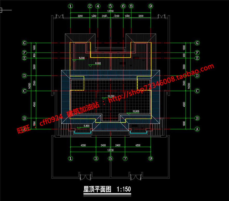 su模型+cad施工图平立剖双拼新古典商业别墅建筑方案设计