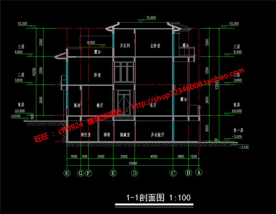 su模型+cad施工图平立剖双拼新古典商业别墅建筑方案设计