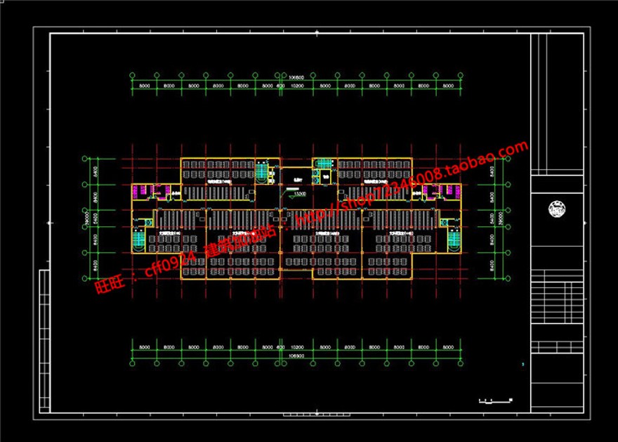 高校图书文物中心建成景观建筑规划项目cad平面剖面图纸效果图