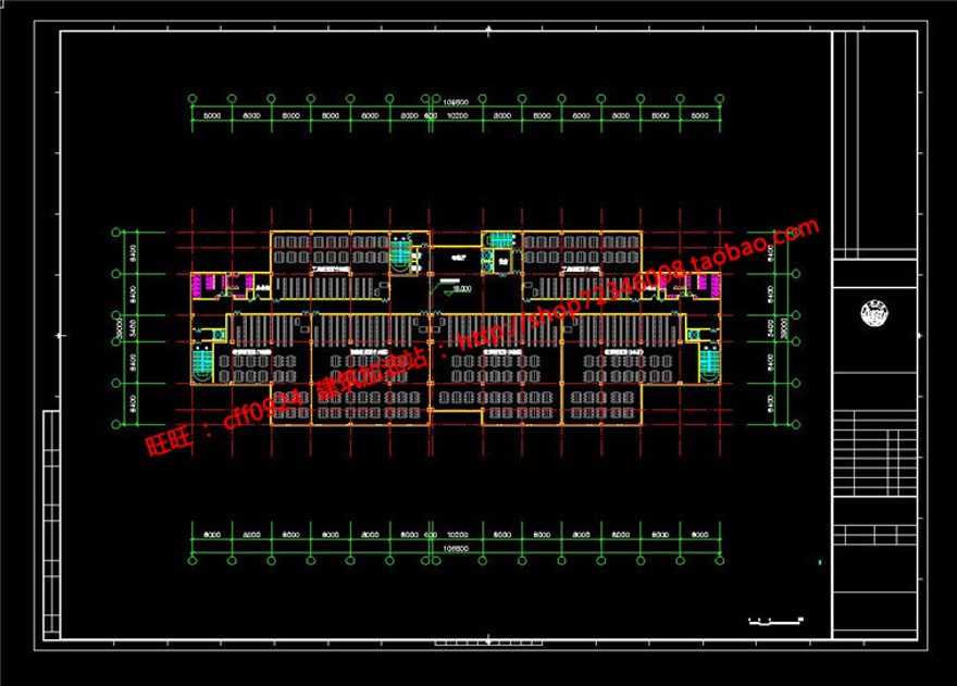 高校图书文物中心建成景观建筑规划项目cad平面剖面图纸效果图