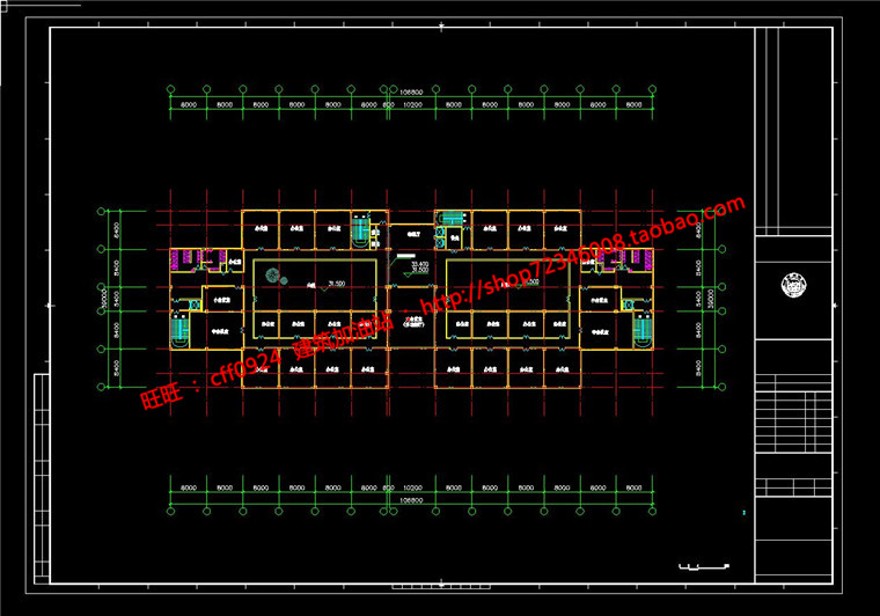 高校图书文物中心建成景观建筑规划项目cad平面剖面图纸效果图