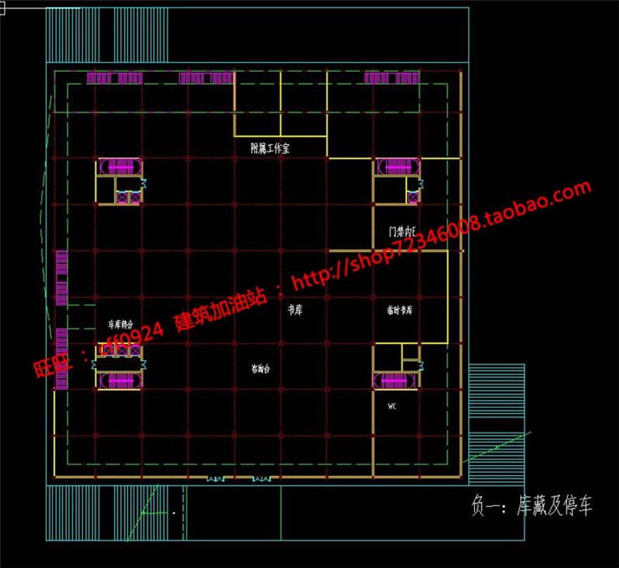 高校图书预读中心展览文物su模型cad图纸