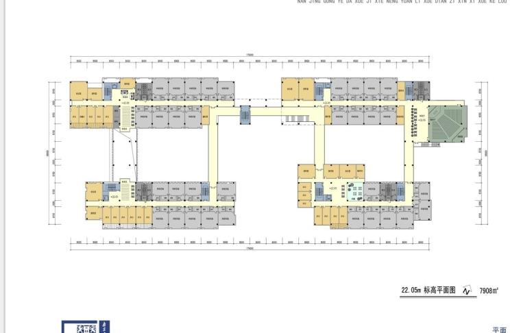 成套-南京工业大学行政楼教学楼图书馆CAD/SU模型