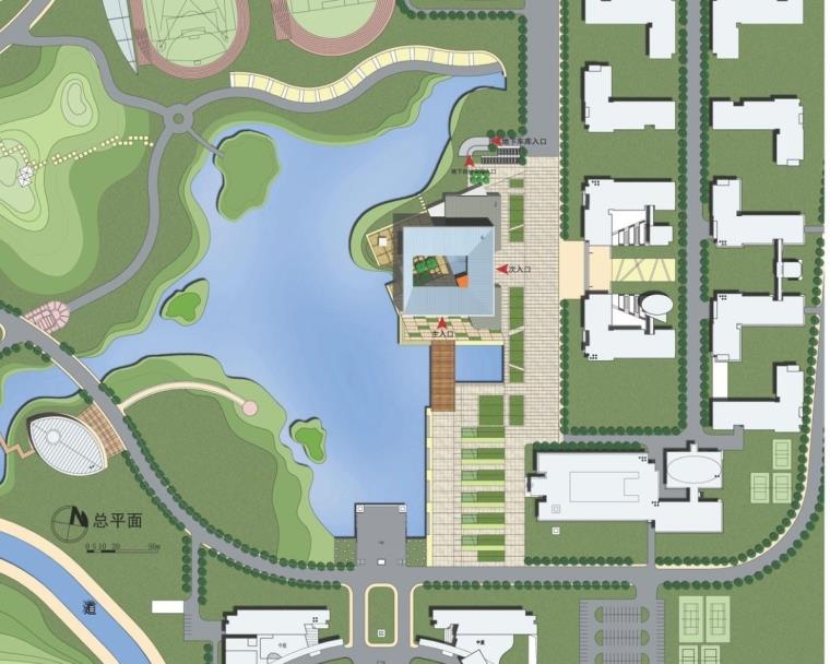 成套-南京工业大学行政楼教学楼图书馆CAD/SU模型