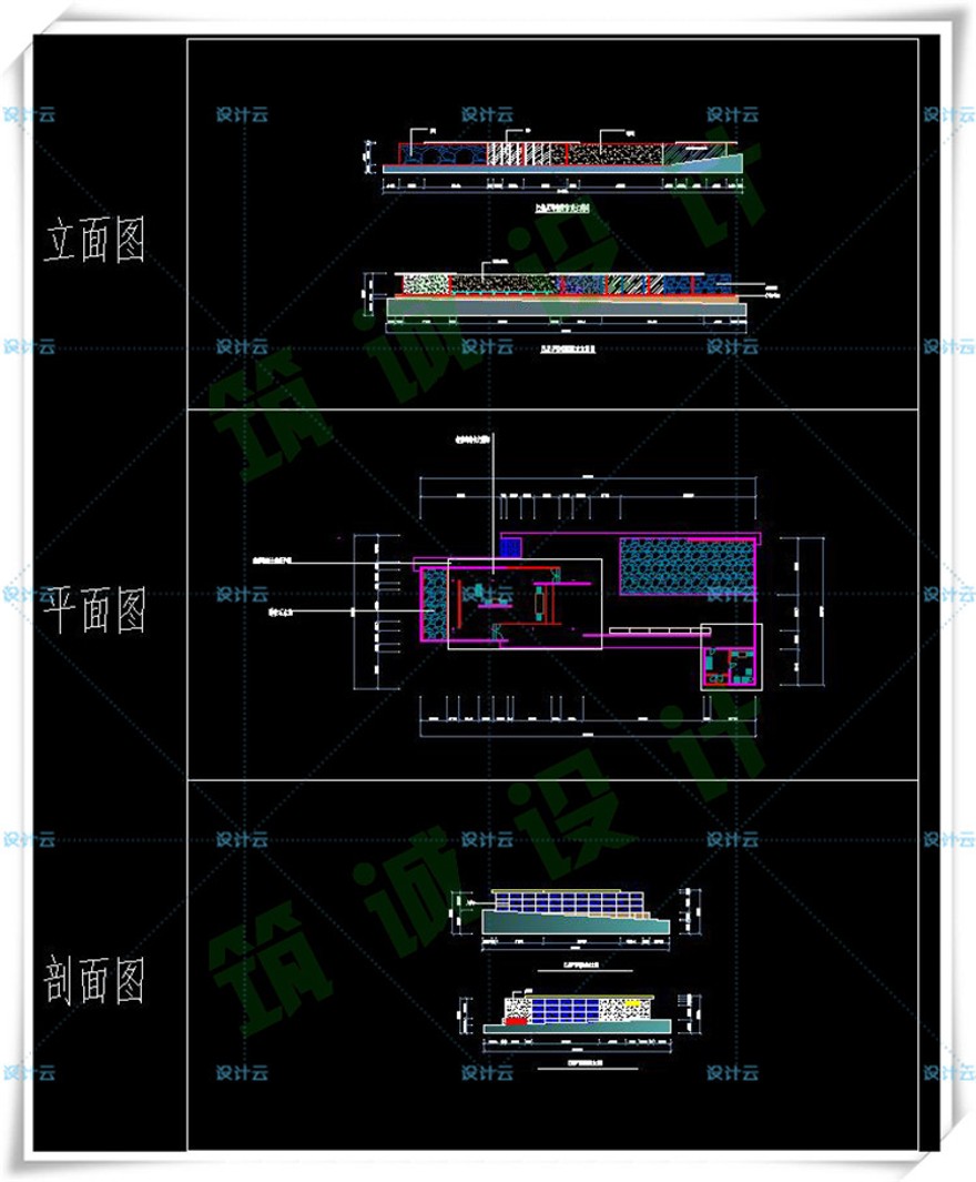 完整巴塞罗那德国馆SU+CAD+PPT密斯凡德罗大师资料