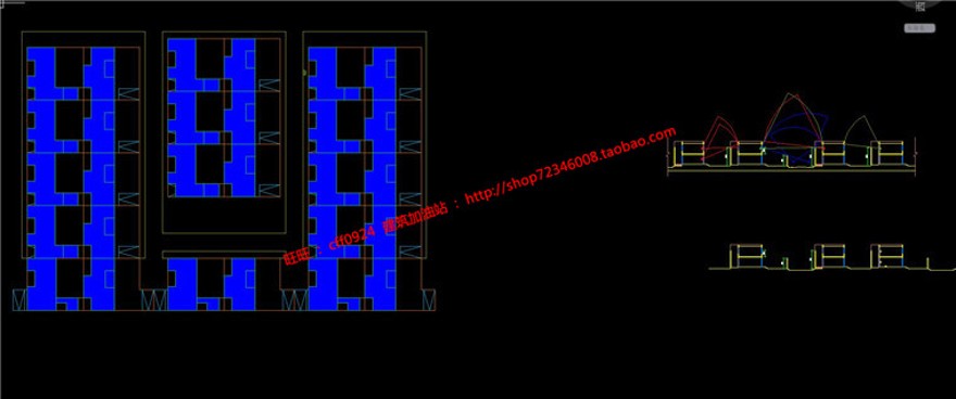 绿地商业别墅群居住建筑古典园林风格建筑su模型+cad图纸+ppt文本