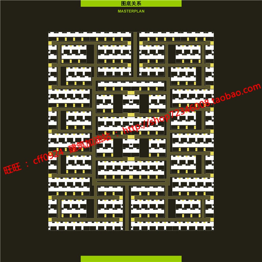 绿地商业别墅群居住建筑古典园林风格建筑su模型+cad图纸+ppt文本