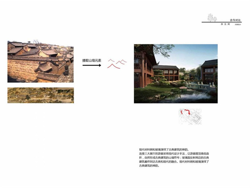 北京天安小院水云间特色旅游游览观光会所cad图纸+ppt+效果图