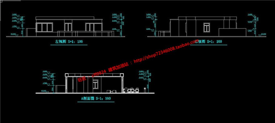 茶室茶餐厅建筑方案设计su模型和cad图纸