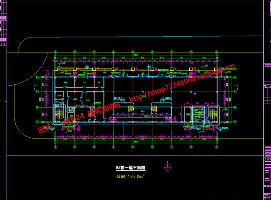 公建餐厅/食堂建筑方案cad平立剖su模型效果图