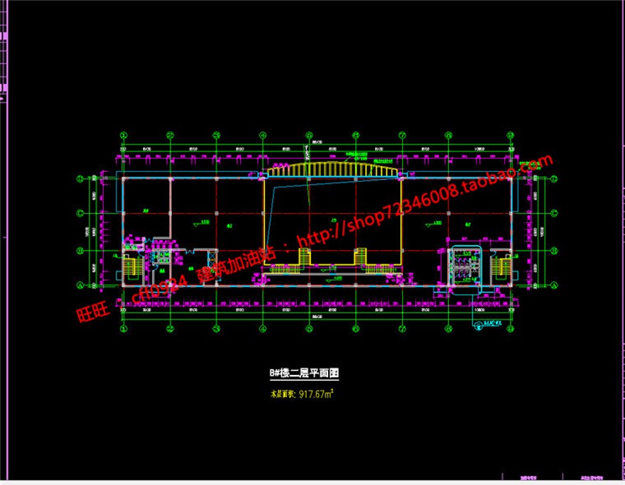 公建餐厅/食堂建筑方案cad平立剖su模型效果图