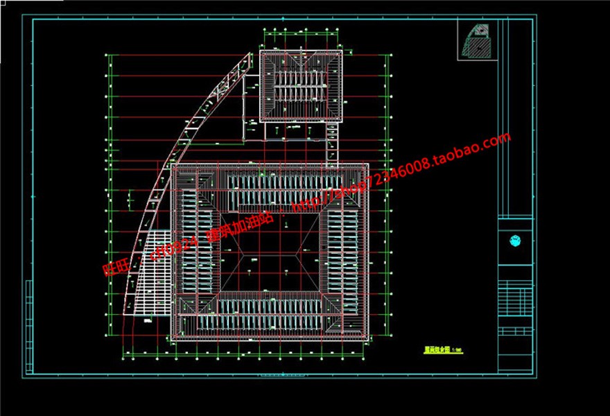 学校食堂餐厅饭堂建筑方案cad总图平立剖施工效果图