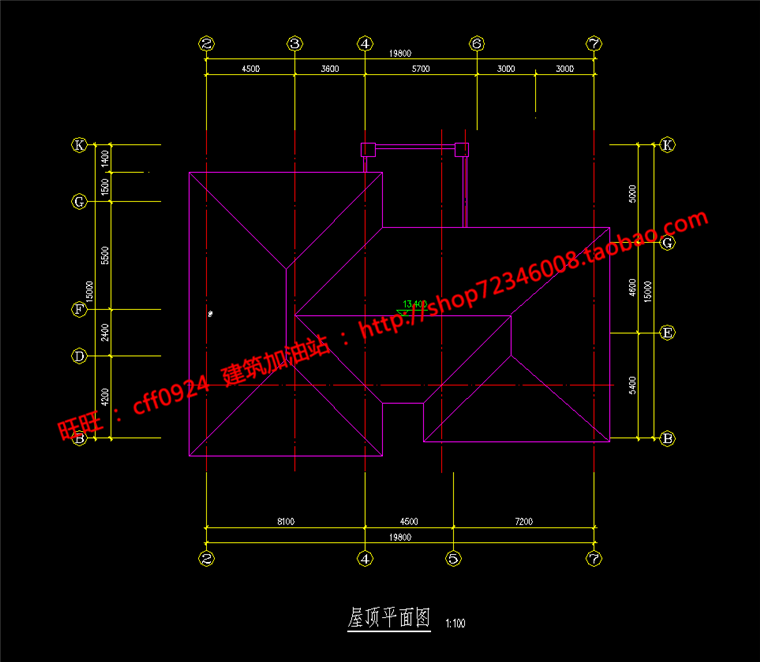 农村自建房屋可参考学习用cad全套平立剖效果图