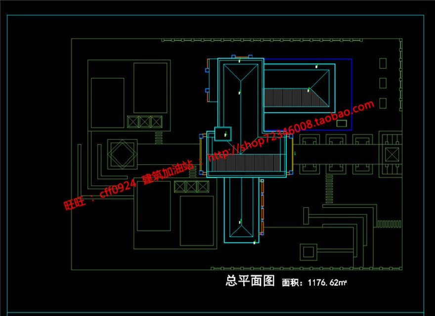 欧式美式古典风格售楼处cad图纸平立剖效果图