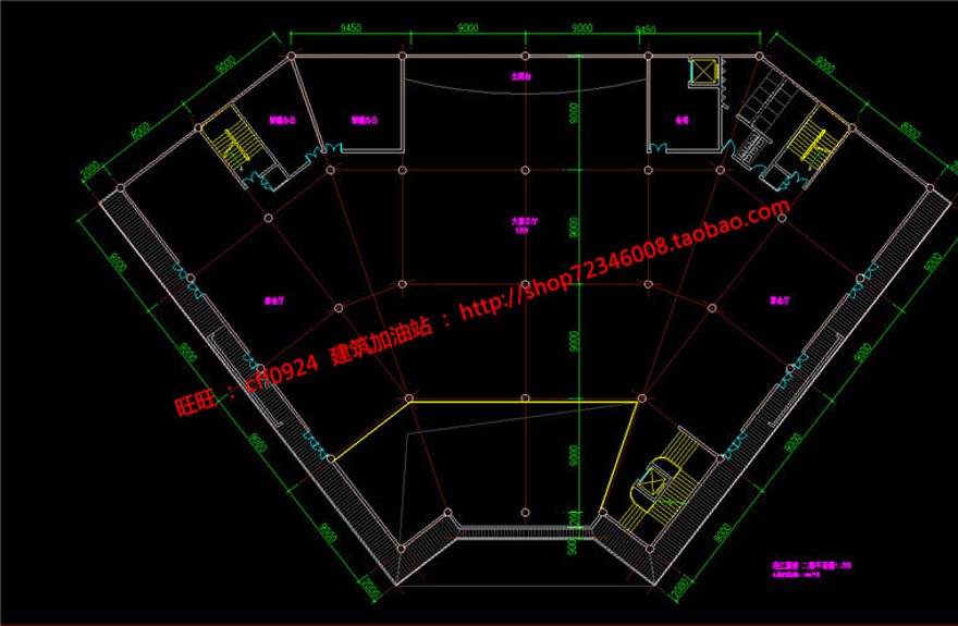 售楼处会所建筑方案设计su模型+cad图纸+效果图