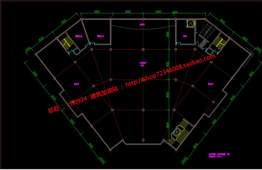 售楼处会所建筑方案设计su模型+cad图纸+效果图