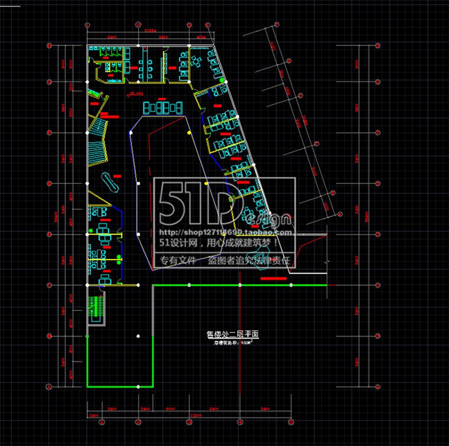 公建售楼处绿地售楼中心建筑设计su模型+cad图纸max效建筑资源