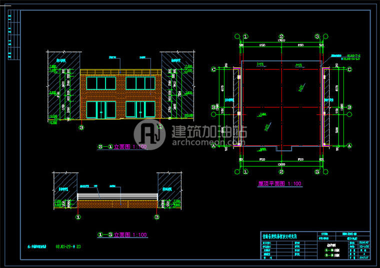 建筑图纸237售楼中心建筑方案SU模型+CAD图纸+效果图设计