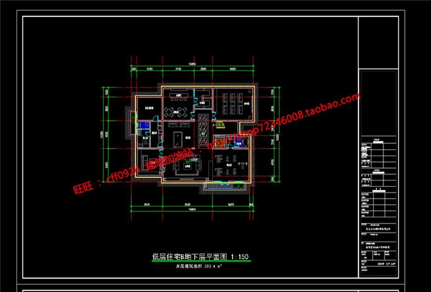 cad平面/立面/剖面效果图独栋新古典商业别墅建筑方案设计