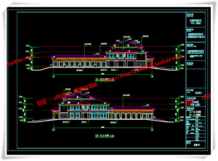 建筑图纸139西班牙公建会所欧式美式平面立面总图su模型+cad图纸+3Dmax