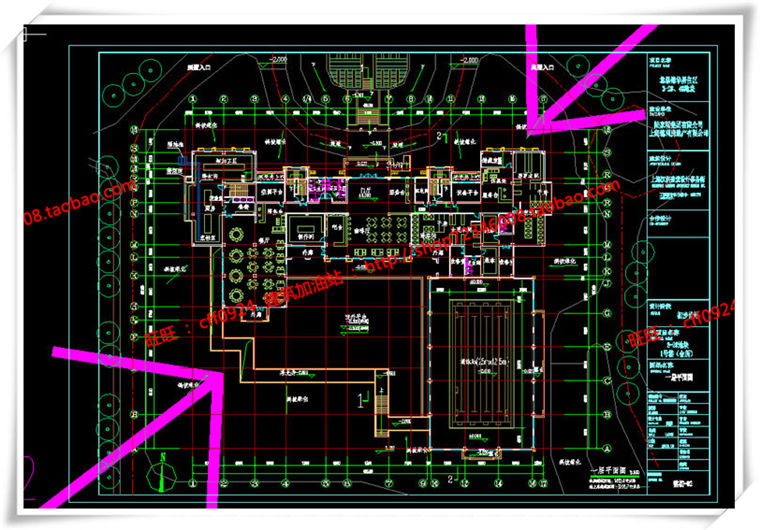 建筑图纸139西班牙公建会所欧式美式平面立面总图su模型+cad图纸+3Dmax