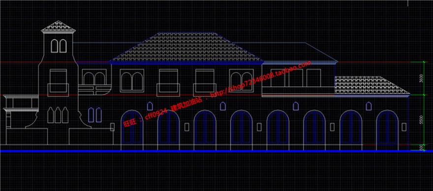 su模型cad图纸max效果图公建会所网球俱乐部建筑方案建筑资源