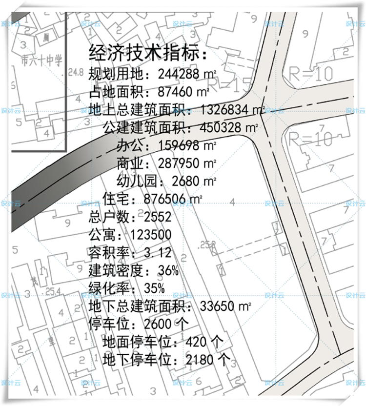 设计资源050住宅区规划设计建筑学课程设计CAD图纸SU模型PSD排版