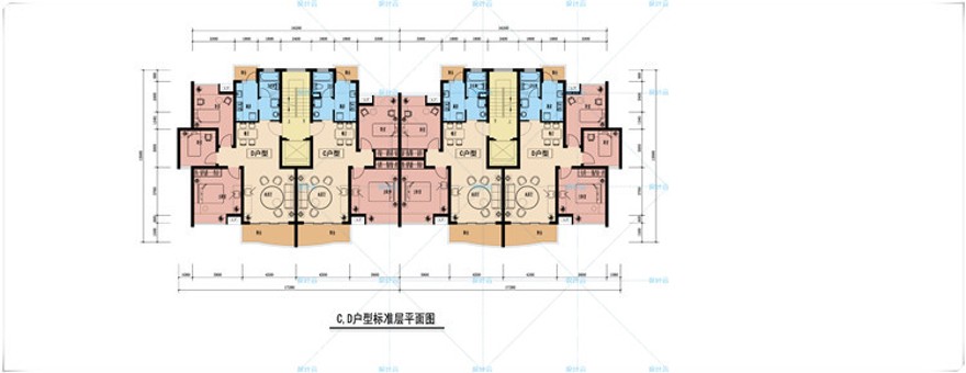 设计资源146综合医院门诊住院部急诊中心有cad施工图文本效果图