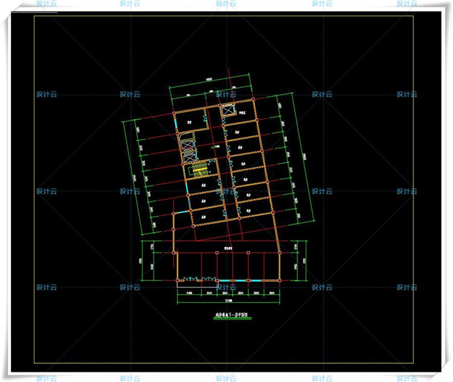 设计资源146综合医院门诊住院部急诊中心有cad施工图文本效果图