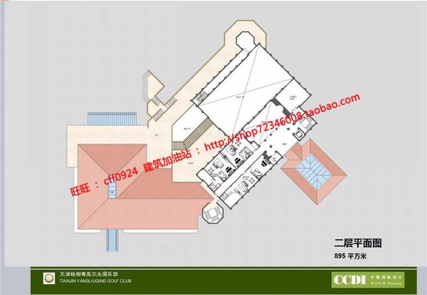 俱乐部会所设计CAD总图平立剖+SU模型+效果图文本