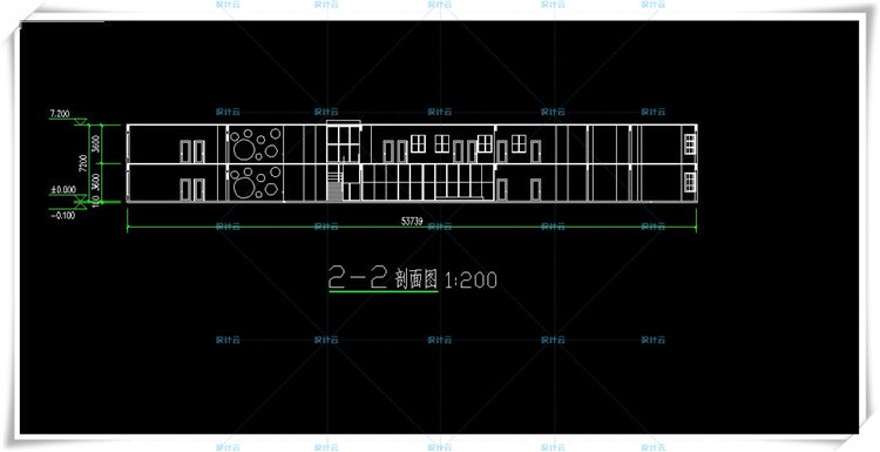 设计资源1426班幼儿园建筑方案设计有cad总图平立剖图纸+su模型