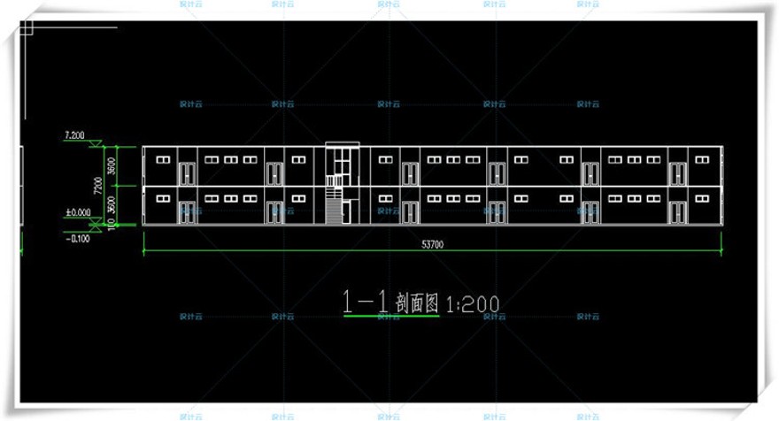 设计资源1426班幼儿园建筑方案设计有cad总图平立剖图纸+su模型