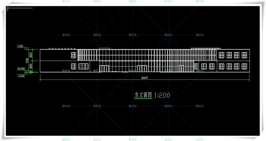 设计资源1426班幼儿园建筑方案设计有cad总图平立剖图纸+su模型