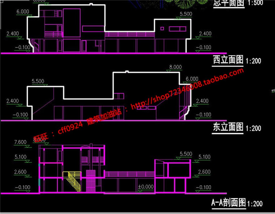 迈耶的萨兹曼住宅大师资料建筑方案设计su模型cad图纸