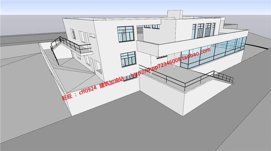 土根哈特商业别墅建筑方案设计su模型cad图纸ppt图片jpg全