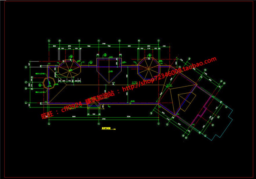 SU模型+cad平立剖+效果图公建会所全套建筑方案设计