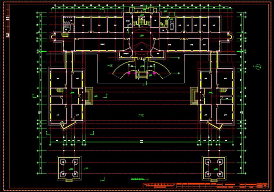 成套-建筑CAD图纸设计院参考方案施工图CAD素材建筑景观规划资料