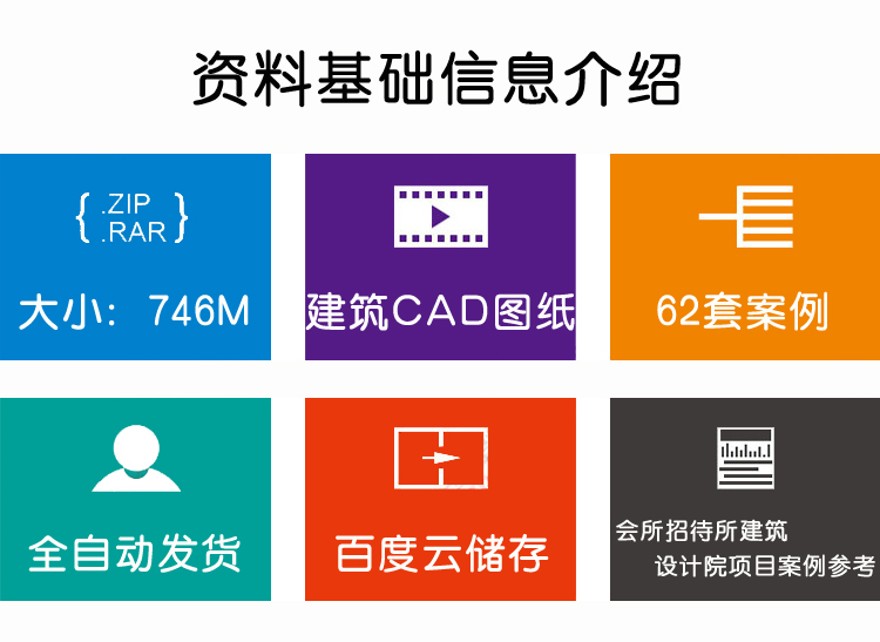 成套-建筑CAD图纸设计院参考方案施工图CAD素材建筑景观规划资料