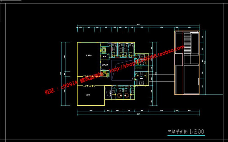 新古典会所景观建筑设计图纸cad效果图su模型