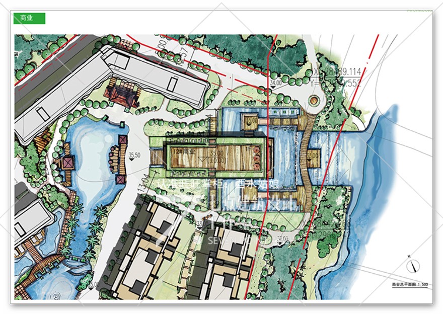 45国际康体养生中心/养生建筑规划及建筑方案设计cad+文本