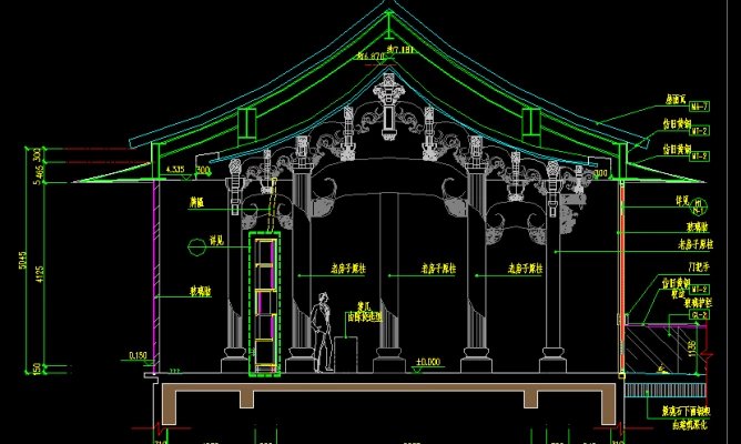 完整北京集美组新中式风格设计梁建国会所CAD施工图方案古典建筑资源