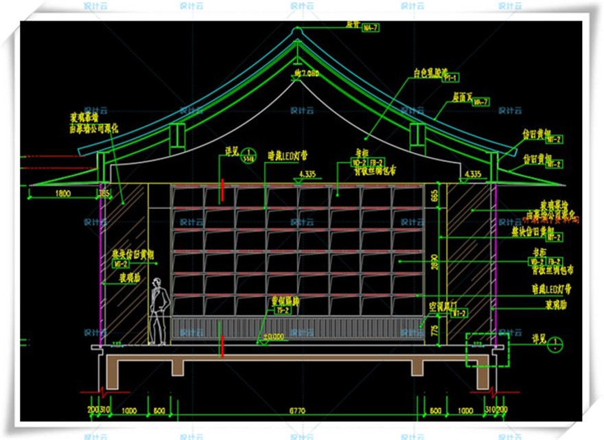 完整梁建国北京集美组万柳书院会所+CAD施工图+效果图软建筑资源