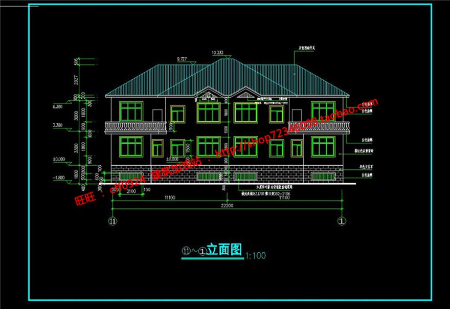 二层农村自建房商业别墅精细整理一套拿图即可建出带cad建筑资源