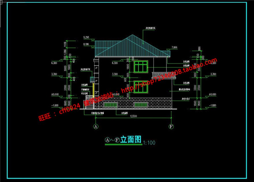 二层农村自建房商业别墅精细整理一套拿图即可建出带cad建筑资源