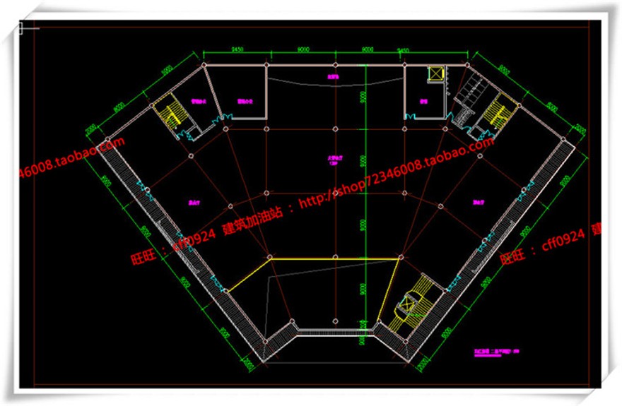 建筑图纸217江西上饶欧式美式商业/住宅/商住楼SU模型+cad图纸+效果图