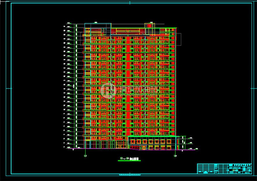 建筑图纸189沿街商业SU模型/cad图纸/效果图/施工图方案设计图