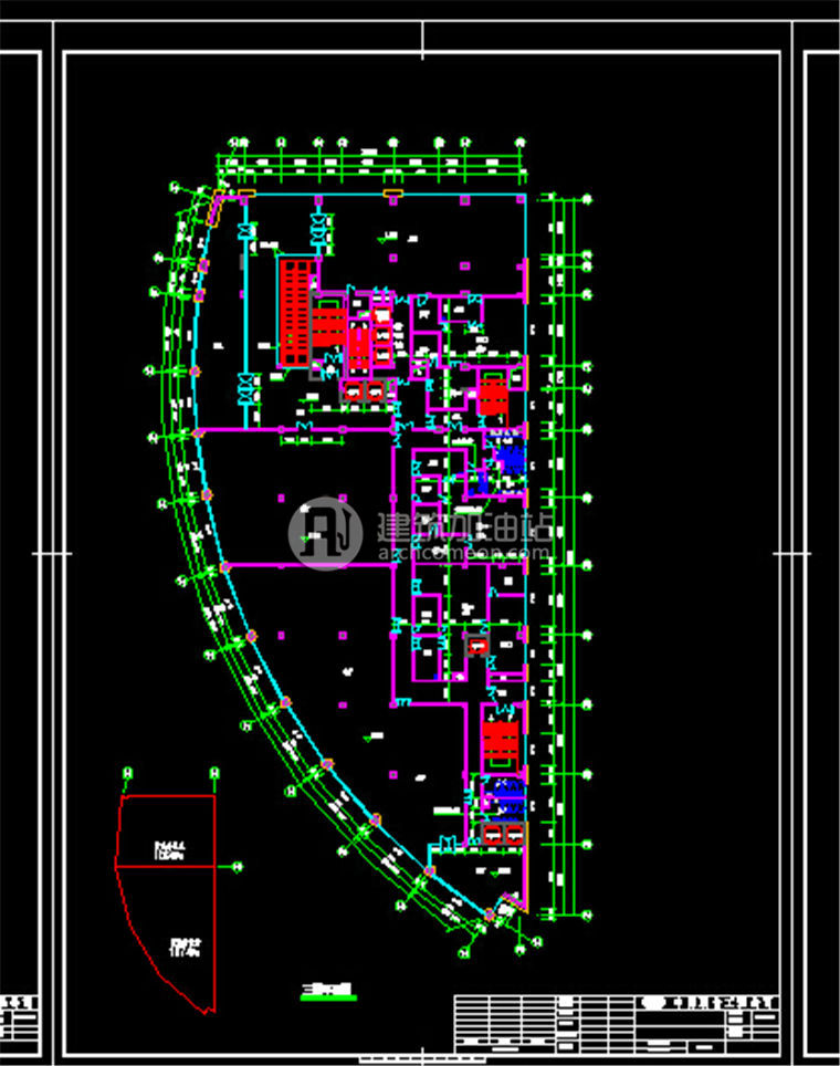 建筑图纸189沿街商业SU模型/cad图纸/效果图/施工图方案设计图