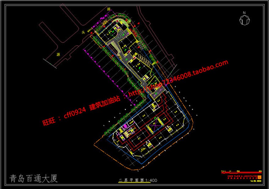 商住楼商业设计综合体设计su模型效果图cad图纸平立剖建筑景观规划资料