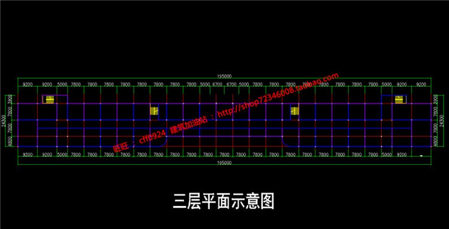 cad建材市场厂房仓库设计cad施工图+效果图